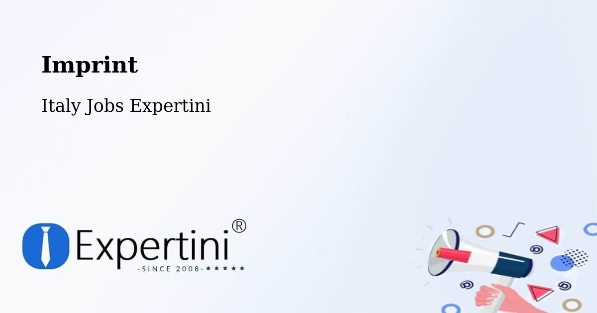 Imprint – Caneva - Italy Jobs Expertini
