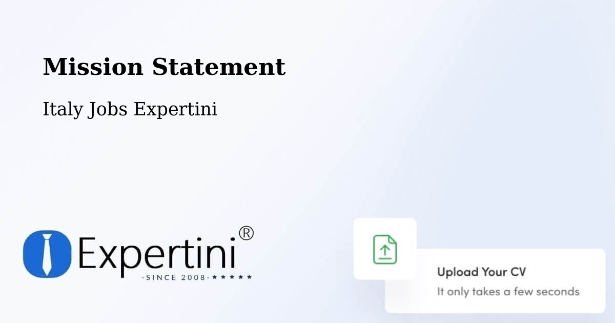 Corporate Mission – Caneva - Italy Jobs Expertini